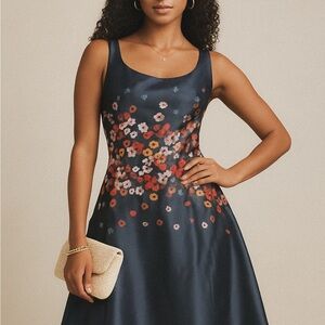 NWT Ann Taylor Loft outlet floral a- line dress ❤️